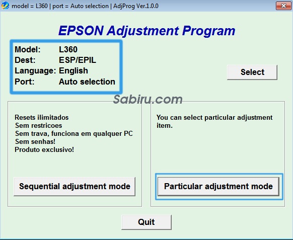 2 Cara Reset Printer Epson L360 Paling Mudah 2022 Software Reset Printer L360 - 3