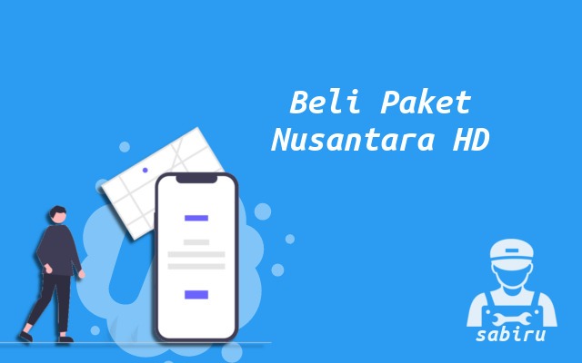 2 Cara Beli Paket Nusantara HD Offline dan Online Cara Beli Paket Nusantara HD