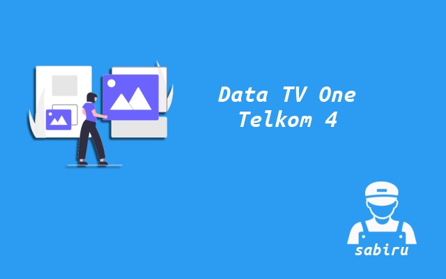 2 Nomor Frekuensi TV One Telkom 4 Transmisi C Band Nomor Frekuensi TV One Telkom 4