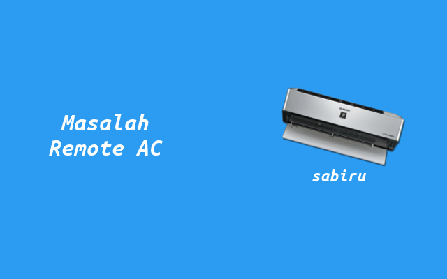 4 Cara Mengatasi Remote AC Sharp Tidak Berfungsi Masalah Remote AC Sharp